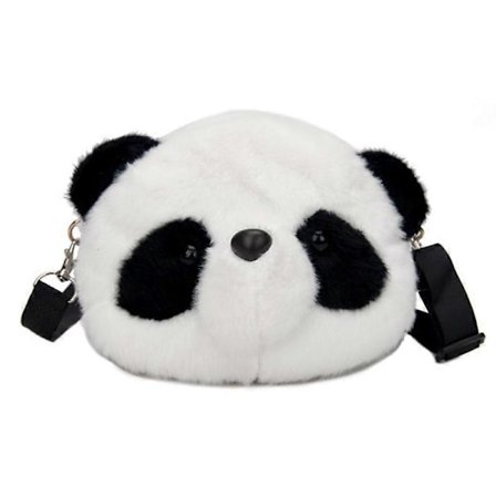 Söpö pehmoinen olkalaukku pehmokytkinlaukku olkalaukku käsilaukku [DB]