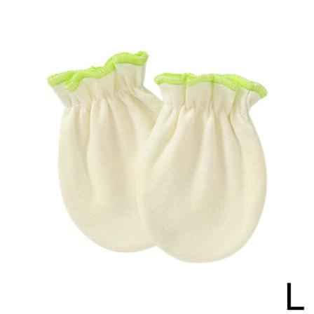 1 Par Baby Anti Scratch Handskar Spädbarn Toddler Mjuka Vantar