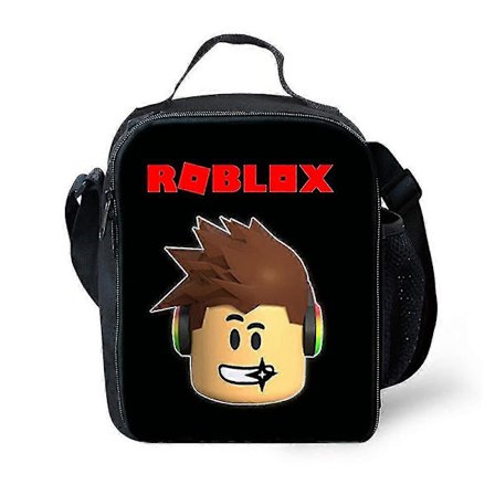 Roblox Isolerede Madkasse Taske til Børn, Drenge & Piger, Genanvendelig Madkasse til Picnic Skole, Ideel til Varme eller Kolde Snacks & Bento Bokse