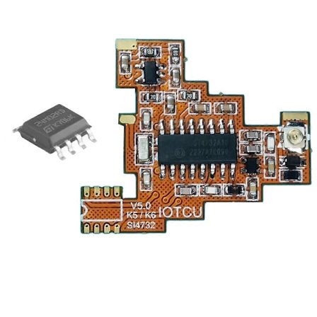 SI4732 V5.0 FPC Modul+2M Utvidelseskort For K5 K6 HF