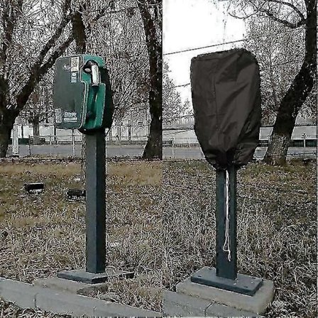 EV Laddare Regn- och Solskydd 420D Laddstolpeskydd