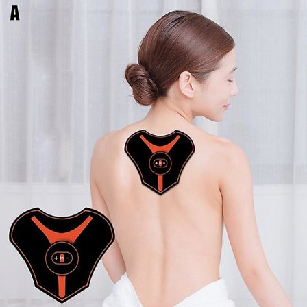 Smart Elektrisk Nacke- och Ryggmassager, Cervikal Muskelstimulator Set, Smärtlindring, Mini Massager
