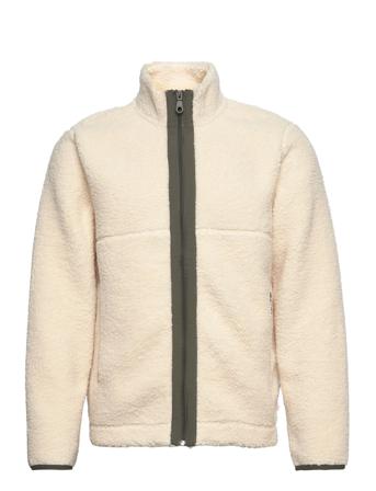Trenchton Ls Fleece Sweatshirts & Hoodies Fleeces & Midlayers Creme Farah