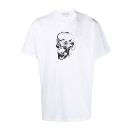 Alexander McQueen T-Shirts Hvid, Herre