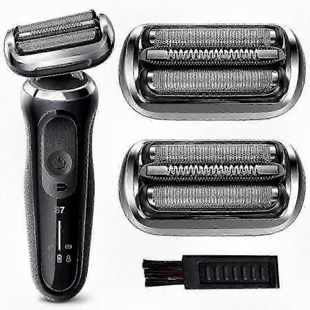 2025 Erstatningshoved til Braun Series 7 Elektrisk Barbermaskine 73S, Kompatibel med S7 Modeller 7020s 7025s 7085cc 7027cs 70