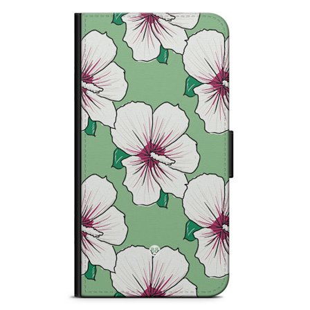 Bjornberry Fodral iPhone 13 Pro Max - Gräddvita Blommor