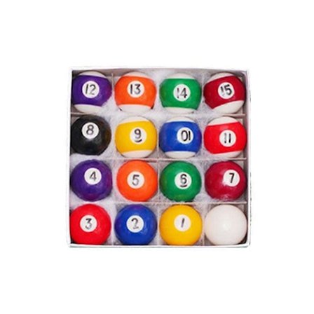 25 mm Biljardi Lasten Biljardipöytä Pallosarja Pool-pallo Täydellinen Sarja