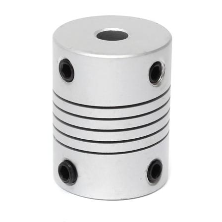 4st 5mm x 8mm Aluminium flexibel axelkoppling OD19mm x