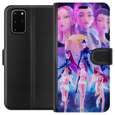 Yhteensopiva Lompakkokotelo Samsung Galaxy S20+ K-pop-inspiroinut tulevaisuutta ennakoiva tyttöryhmä neonvaloissa ja kosmisessa sci-fi-esiintymislav