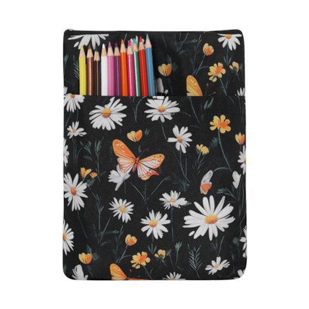 Bogomslag med lynlås til litteraturentusiaster, gotisk mørk plante-bogomslag med forlomme og glat lynlåslukning, holdbart og