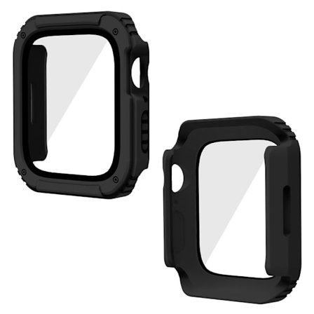 Apple Watch Series 8 (41mm) cover med hærdet glas - Sort