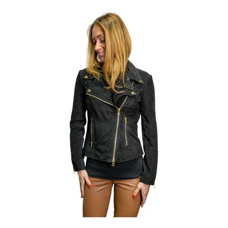 Onstage Jakke with gold Sort, Dame, Størrelse: 2XL