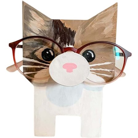 Kreativ brilleholder, morsom dyrebrilleholder, søt håndlaget
