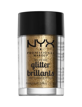 NYX Professional Makeup Face & Body Glitter - Gold - 15.4 G