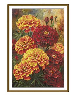 Broderikit Tavla Tagetes