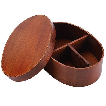 Grantræ Gammel Lakeret Fyr Madkasse Miljøvenlig Madbeholder Pilefyr rund