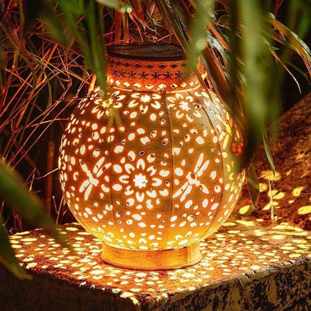 Solcellelykt for utendørs, LED-lykter for utendørs, solcellelamper for utendørs KLB