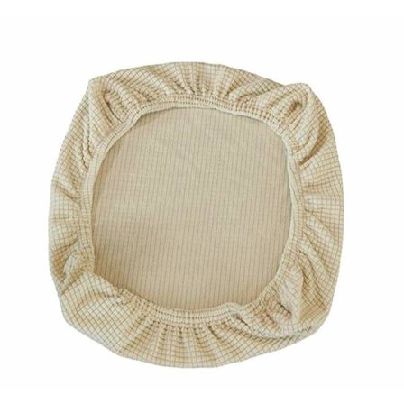 Elastiske Stoltrekk med Stretch, Runde Spandex Stoltrekk, Avtakbare og Vaskbare, Passer til Kontorstoler og Spisestuestoler