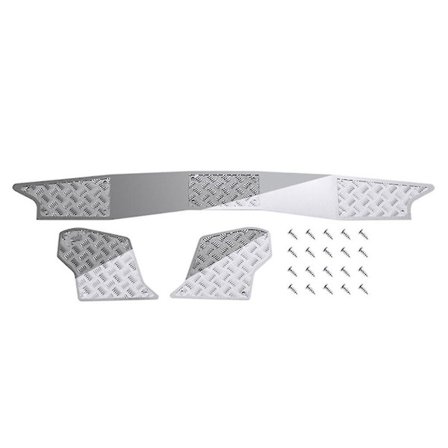 Simulering 1:10 Rc Stötfångare Anti-halkplatta Present Till Diy-entusiaster Och Vuxna(Bakre Stötfångare)