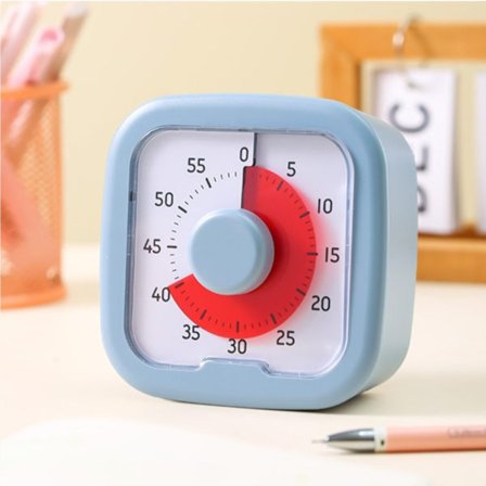 60 min visuel timer - klasseværelsesskole for børn - Stille visuel timer[RM]