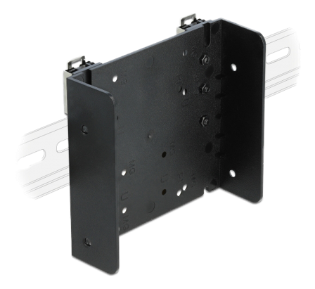 Delock DIN rail Mounting Kit for Micro Controller or 3.5" Devices - DIN-skinnemonteringssett