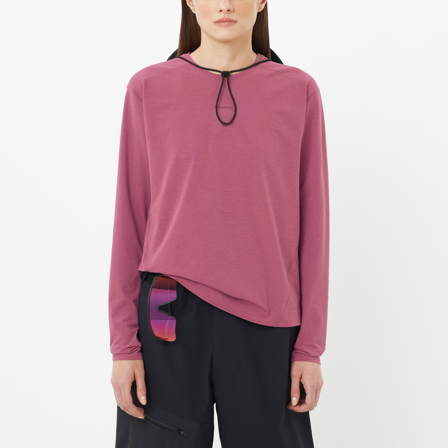 Salomon - Alakerraston yläosat Vaatteet Trackline Ls Tee W - Nocturne