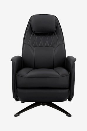 Loft24 - Fellbar lenestol Madoc - Svart - Lenestoler - Fra Homeroom