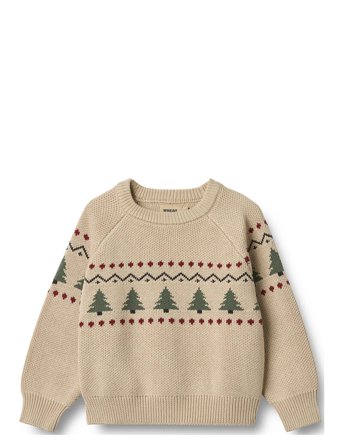 Wheat Jacquard Pullover Balou - Beige - 104
