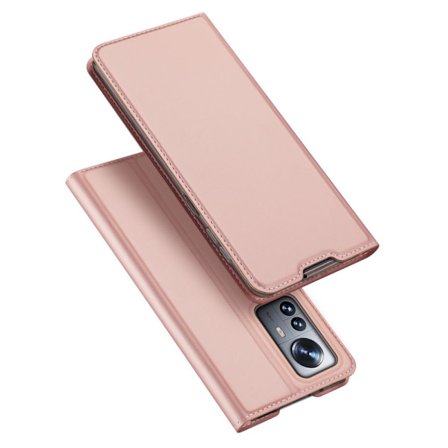 Dux Ducis Skin Pro Läderfodral Xiaomi 12 Pro Rosa