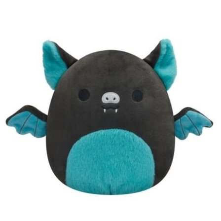 Squishmallows 19 cm, Aldous den Teal & Sorte Frugtflagermus
