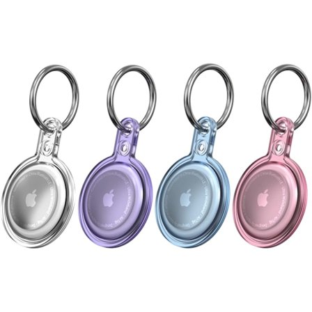 4 stk. AirTag TPU-deksler, kompatibel med nye Airtag Locator Tra