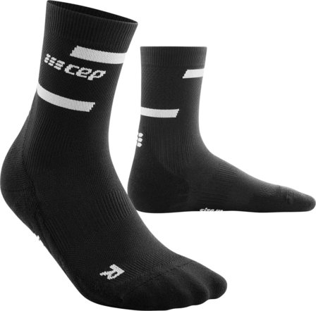 CEP Sports Men's The Run Socks, Mid Cut Men workout socks Black 2