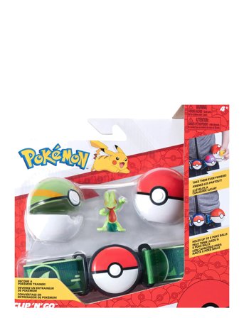 Pokemon Pokemon Clip N Go Belt Set Treecko - Green - ONE SIZE
