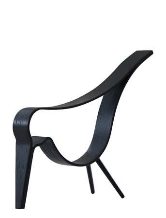 Woody Bird Stained Oak Medium Black Cooee Design