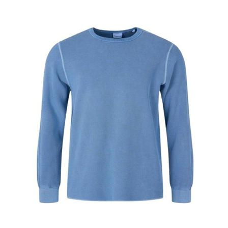 Knowledge Cotton Apparel Nuance by Nature sweatshirt Blå, Herre Sweatshirts