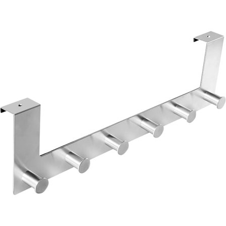 Exklusiv handdukshängare i rostfritt stål - Badrumskrok hållare bar dörrmatta (rostfritt stål (borstat))