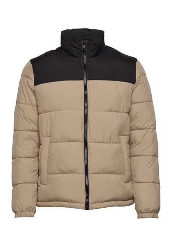 Jjpaul Puffer Collar Beige Jack & J S