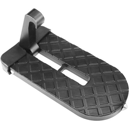 Svarta Dörrpedalvikbara Pedaler för Bilar Används som Räddningshammare U-formad Hakenpedal för Husbil SUV Jeep