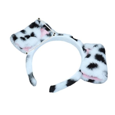 Dalmatiner Hodebånd Hundører Hodebånd Søt Valpeører Tegneserie Hårbøyle Kostyme Hodebånd Cosplay Hårtilbehør