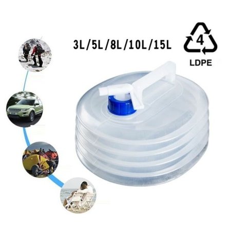 Vanddunk i plast, vanddunk, vanddunke, vandpose, vandtank 8L