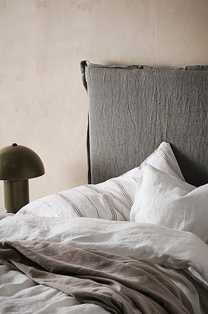 Jotex - Sängynpääty 90 Cm Tummanharmaa Tummanharmaa - PALMA - Osta Sängynpäädyt Jotex