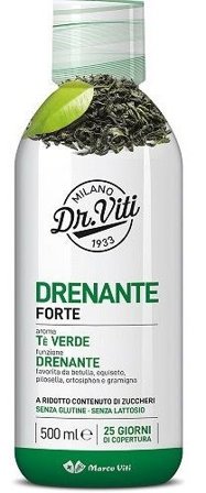 Dr Viti Drenante Forte te Verde 500 ml Senza Zuccheri