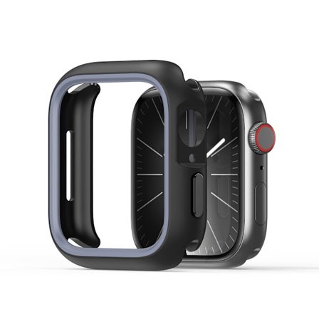 Apple Watch Series 10 46mm Fodral DUX DUCIS Bamo Series Watch Cover Stötsäkert skydd för smartklocka - Svart Grå