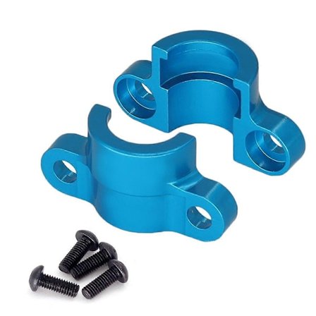 RC Bil Midterakseldæksel Drivaksel Fastgørelsessæde Kit til 1/10 TT02 RC Bil Opgraderingstilbehør Blå