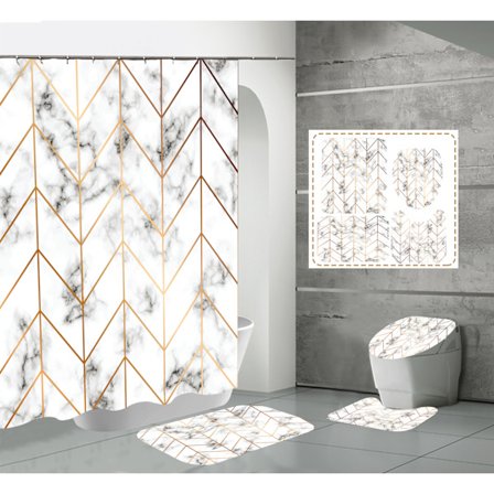 Badrumsdekoration kreativa konstverk duschdraperi