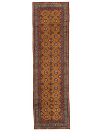 Noué À La Main Afghan Fine Tapis 84X293 De Laine Petit