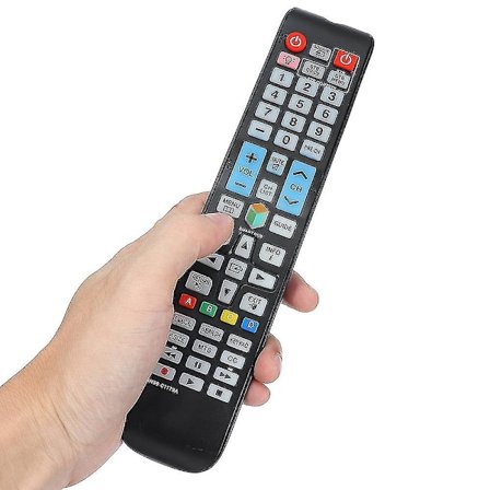 Ersättningsfjärrkontroll med bakgrundsbelysning för Samsung TV-fjärrkontroll BN59-01179A