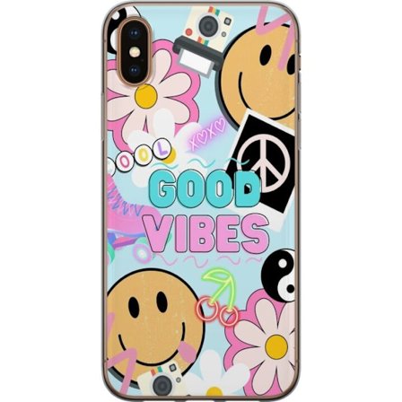 Kompatibelt Mobilskal till Apple Apple iPhone X Good Vibes