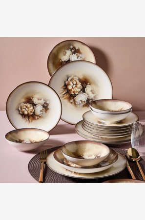 Hermia - Middagsuppsättning (26 delar) Garl - Flerfärgad - Serviser - Från Homeroom