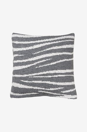 Horredsmattan - Zebra Kudde - Grå - Prydnadskuddar & kuddfodral - 50X50 - Från Homeroom